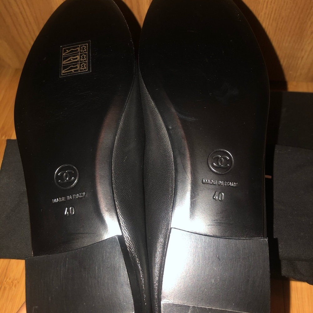 Brand new Chanel leather ballet flats Sz. 40 - Picture 6 of 7